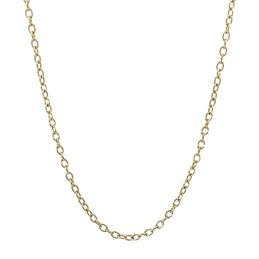 [000024] Plated 14K Gold Stainless Steel Necklace 55cm