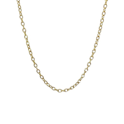 [000095] Men's Chain in 14K Plated Stainless Steel