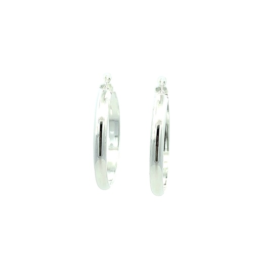 [000125] Hoop Earrings | Sterling Silver