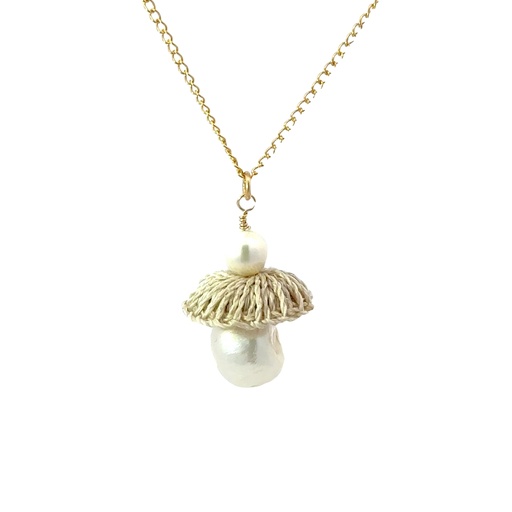 [000171] Pearl Drop Necklace by Bilum & Bilas