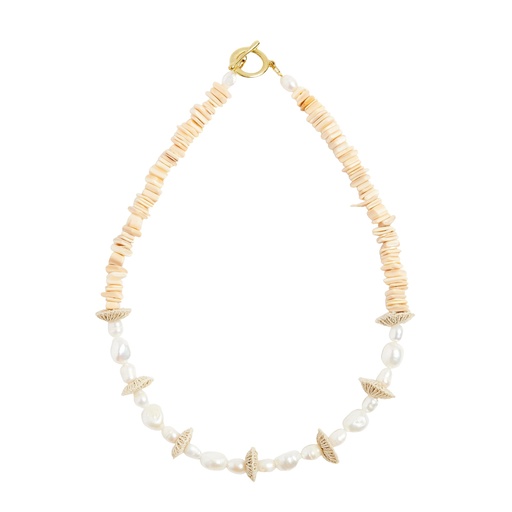 [000228] Pearl Stack Necklace by Bilum & Bilas