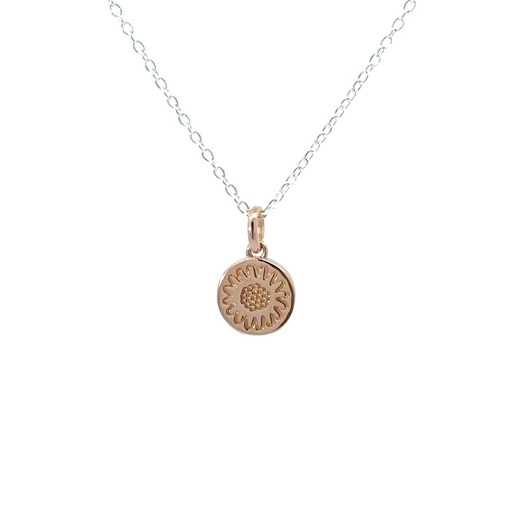 [000234] Petals Silver Necklace | "Faith"