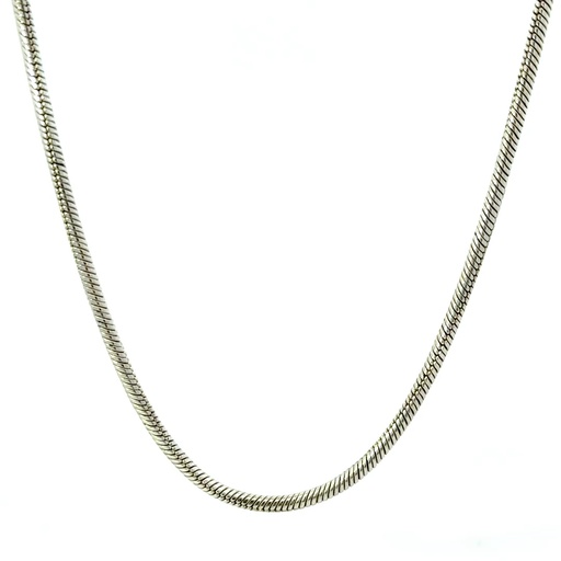 [000312] Rope Chain In Silver