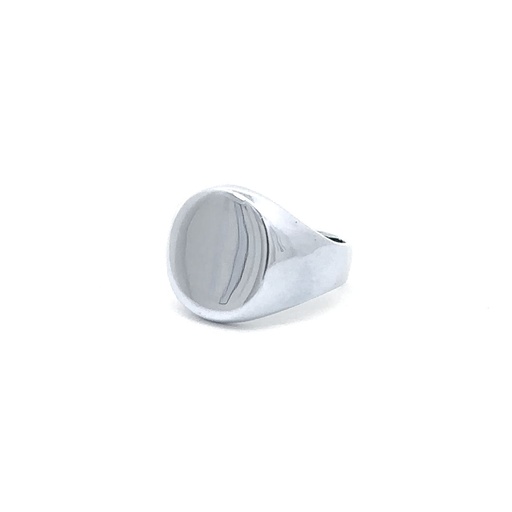 [000450] Signet Ring In Sterling Silver 11mm x 9mm