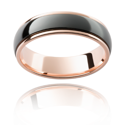 Gilded Radiance Rose Gold & Zirconium Fusion
