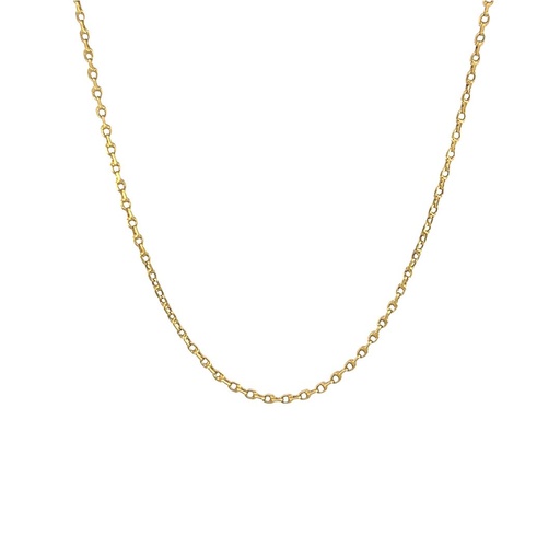 [000515] Chain Necklace In 18ct Yellow Gold