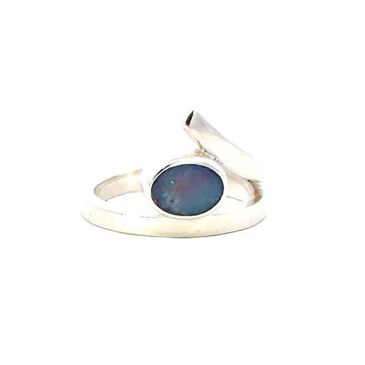 [001568] Opal Ring In Sterling Silver