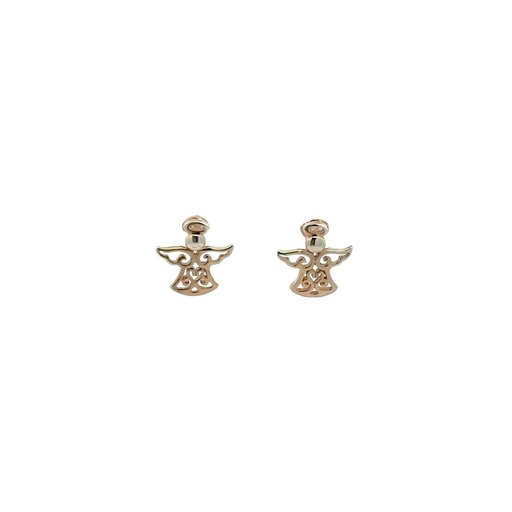 [0637] Angel Stud Earrings In Sterling Silver