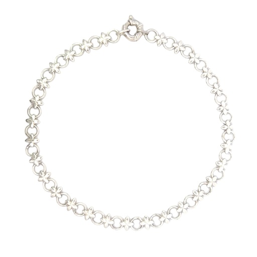 [000656] Hugs and Kisses Sterling Silver Necklace