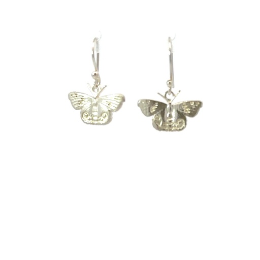 [000739] Pepe Butterfly Earrings In Sterling Silver