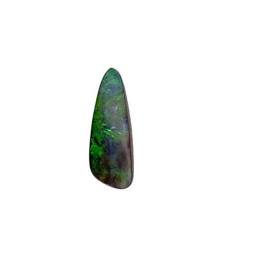 [000798] Elegant Verdant Hue Matrix - Opal Gemstone