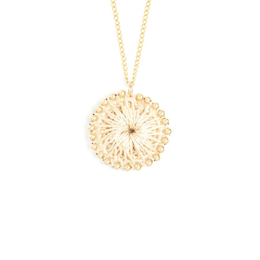 [000828] Nambis Necklace Gold by Bilum & Bilas