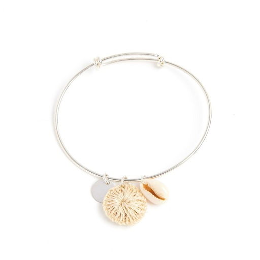 [000877] Bilum & Bilas Memento Bracelet Silver