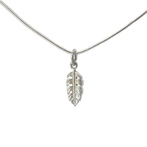 [001120] Small Silver Travellers Palm Pendant