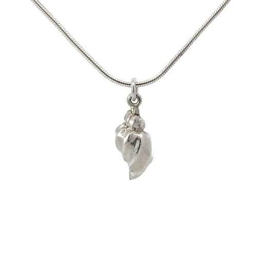 [001124] Sterling Silver Conch Shell Pendant