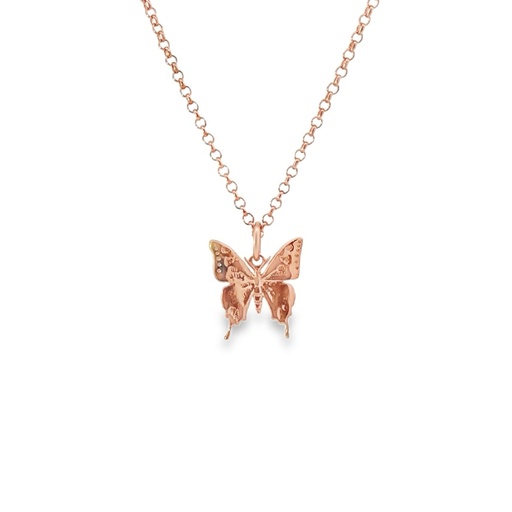[001530] Butterfly Pendant | 9K Rose Gold