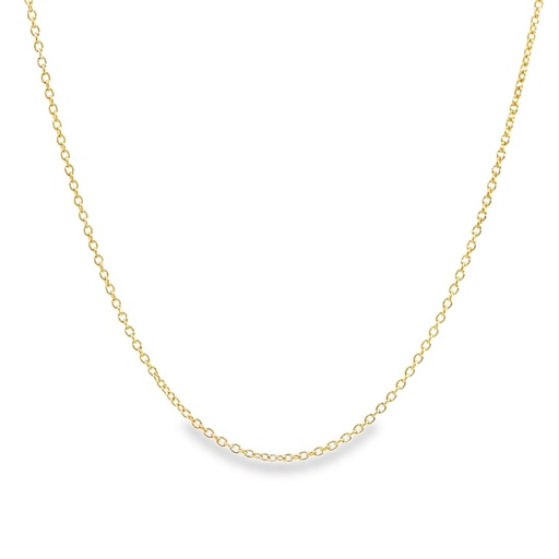 [001542] Chain Necklace | 18ct Yellow Gold Fine Trace