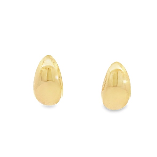 [001668] Hoop Style Earrings | 3.6mm Graduating In Size 9K