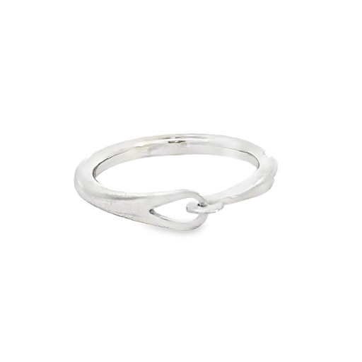 [001705] Ring | Hooked In Silver
