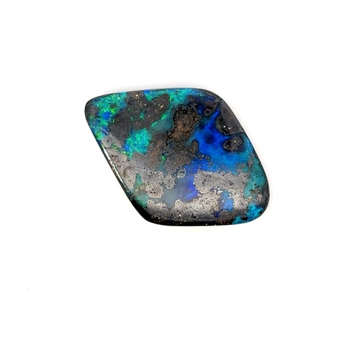 [001846] Solid Opal | Deep Blue with Green