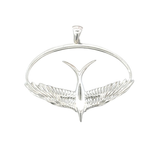 [001874] Pendant with Bird | Sterling Silver with Bale