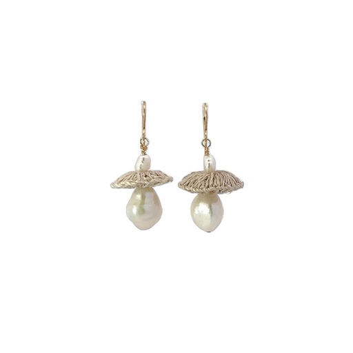 [001883] Bilum and Bilas | Dual Pearl Earrings