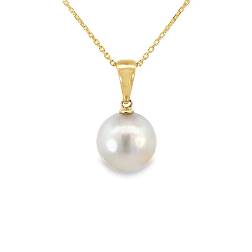 [001929] South Sea Pearl Pendant in 9ct Yellow Gold