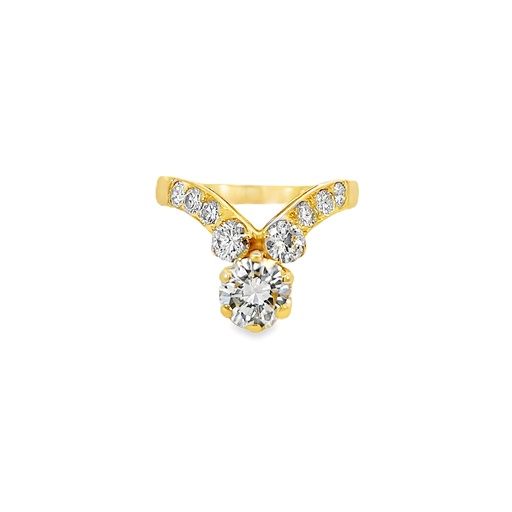 [001942] Diamond Engagement Ring | 18ct Yellow Gold
