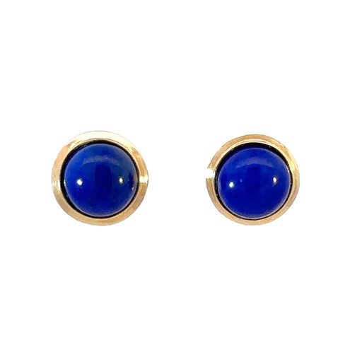 [001988] Lapis Stud Earrings| 14ct