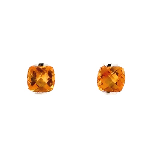 [001994] Citrine Stud Earrings| 14ct