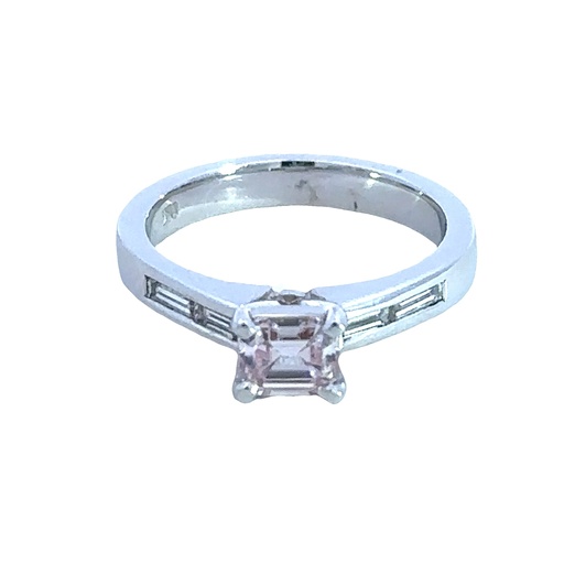 [002084] Argyle Pink Diamond 18K White Gold Ring