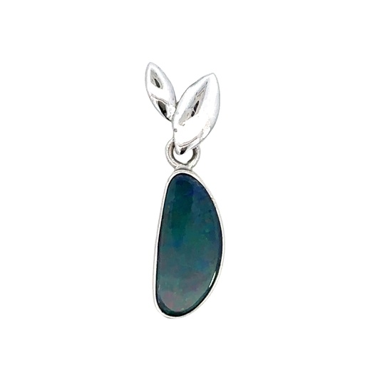 [002121] Opal Pendant Set In Sterling Silver
