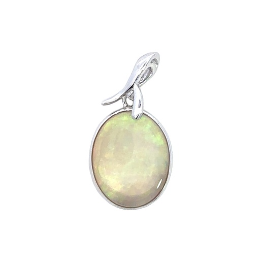 [002123] Opal Pendant Set In Sterling Silver