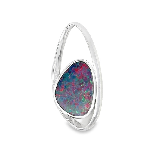 [002128] Opal Pendant Set In Sterling Silver