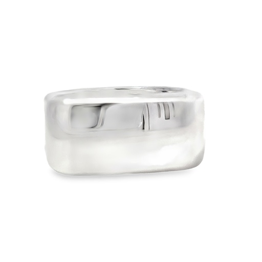 [002187] Signet Ring Large In Sterling Silver