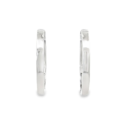 [002209] Huggie Earring In Sterling Silver 26mm