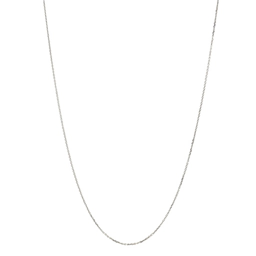 [002212] Chain Necklace 50cm | 9ct White Gold
