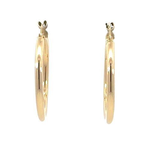 [002221] Hoop Earrings In 18ct Yellow