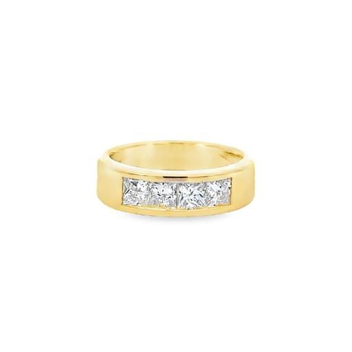 [002285] Diamond Ring | 18K Yellow Gold Band