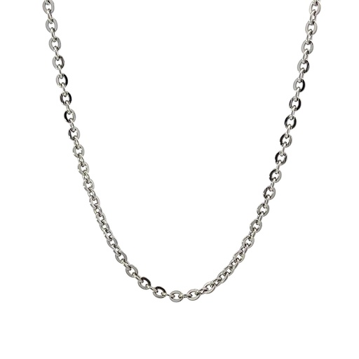 [002294] Belcher Chain Necklace In Stainless Steel 60cm