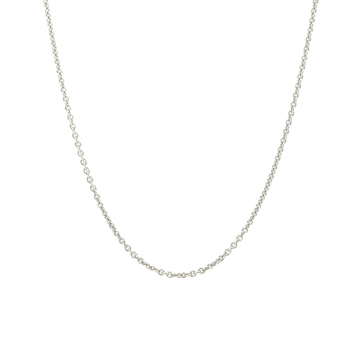 [002307] Sterling Silver 45cm Trace Chain