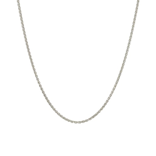 [002312] Sterling Silver 60cm Wheat Chain