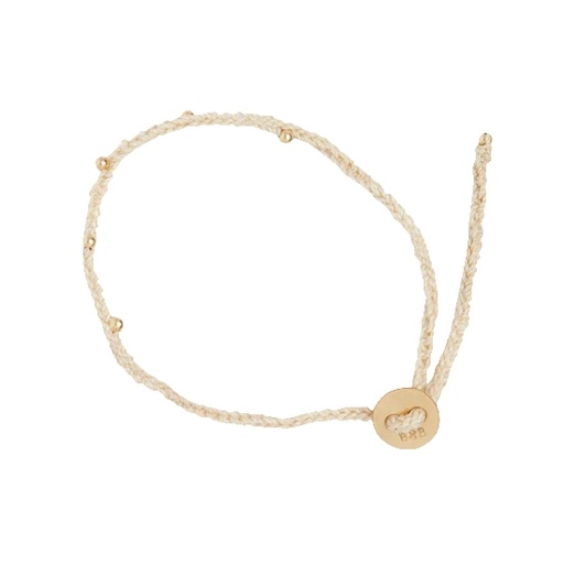 [002336] Bilum & Bilas Wantok Bracelet Gold