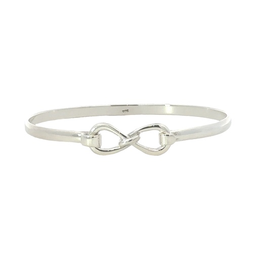 [002346] Silver Infinity Bangle
