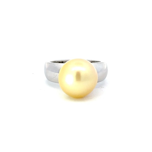 [25594SPG18WRGOLDSSP] South Sea Pearl Ring In 18K White Gold